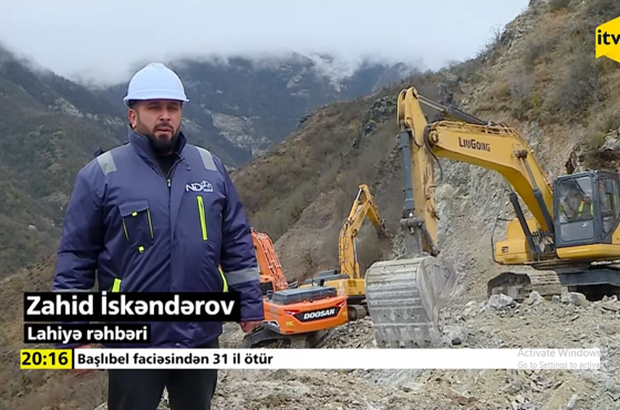 ND Company tərəfindən Kəlbəcər rayonuna qaz xətti çəkilir - VİDEO